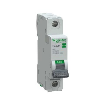 Schneider EZ9F27106 Easy9 Pro 1P 6A B Eğrisi Otomatik Sigorta