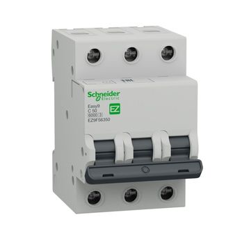 Schneider EZ9F56350 3x50 Amper 3 Fazlı 6kA C Tipi Otomatik Sigorta