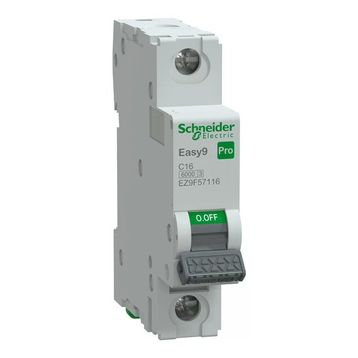 Schneider EZ9F57116 Easy9 Pro 1P 16A C Eğrisi Otomatik Sigorta