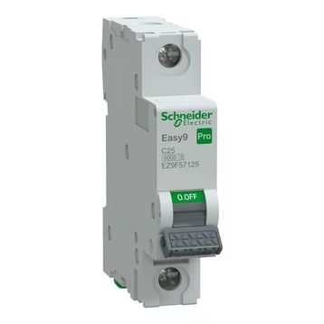 Schneider EZ9F57125 Easy9 Pro 1P 25 A C Eğrisi Otomatik Sigorta