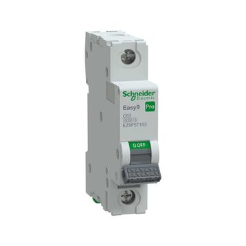Schneider EZ9F57163 Easy9 Pro 1P 63 A C Eğrisi Otomatik Sigorta