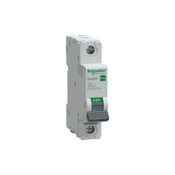 Schneider EZ9F57163 Easy9 Pro 1P 63 A C Eğrisi Otomatik Sigorta