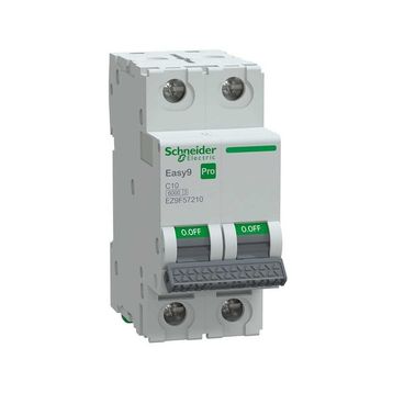Schneider EZ9F57210 Easy9 Pro 2P 10 A C Eğrisi Otomatik Sigorta