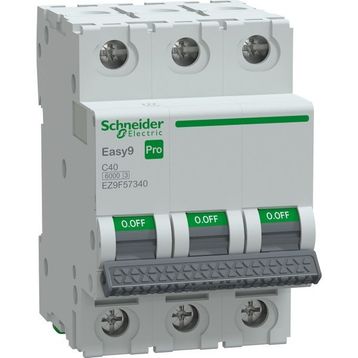 Schneider EZ9F57340 Easy9 Pro 3P 40 A C Eğrisi Otomatik Sigorta