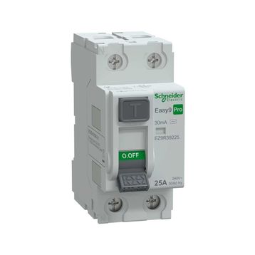 Schneider EZ9R39225 Easy9 Pro 2P 25 A AC Tip 30 mA Kaçak Akım Koruma Rölesi