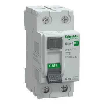 Schneider EZ9R39240 Easy9 Pro 2P 40 A AC Tip 30 mA Kaçak Akım Koruma Rölesi