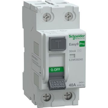 Schneider EZ9R39240 Easy9 Pro 2P 40 A AC Tip 30 mA Kaçak Akım Koruma Rölesi