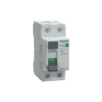 Schneider EZ9R39263 Easy9 Pro 2P 63 A AC Tipi 30 mA Kaçak Akım Koruma Rölesi