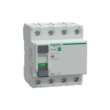Schneider EZ9R39425 Easy9 Pro 4P 25 A AC Tipi 30 mA Kaçak Akım Koruma Rölesi