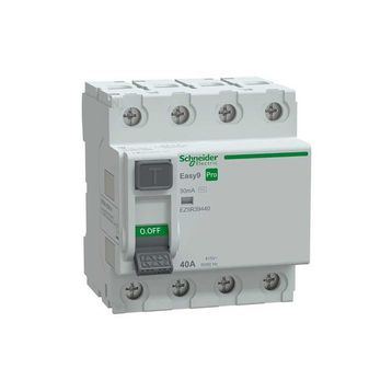 Schneider EZ9R39440 Easy9 Pro 4P 40 A AC Tipi 30 mA Kaçak Akım Koruma Rölesi