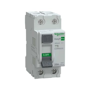 Schneider EZ9R69225 Easy9 Pro 2P 25 A AC Tip 300 mA Kaçak Akım Koruma Rölesi