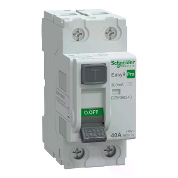 Schneider EZ9R69240 Easy9 Pro 2P 40 A AC Tip 300 mA Kaçak Akım Koruma Rölesi