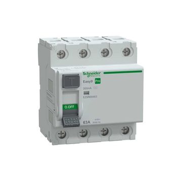 Schneider EZ9R69463 Easy9 Pro 4P 63 A AC Tipi 300 mA Kaçak Akım Koruma Rölesi