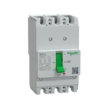 Schneider G12F3F80 GoPact MCCB 125F 3P3D 80 Sabit Şalter