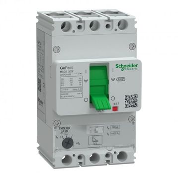 Schneider G20F3A160 GoPact MCCB 200F 3P3D 160 Ayar Sahalı Şalter