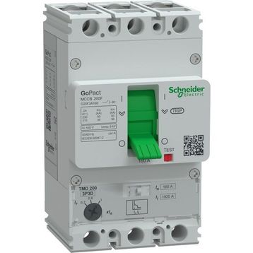 Schneider G20F3A160 GoPact MCCB 200F 3P3D 160 Ayar Sahalı Şalter