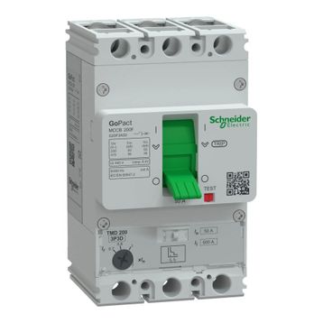 Schneider G20F3A50 GoPact MCCB 200F 3P3D 50 Ayar Sahalı Şalter