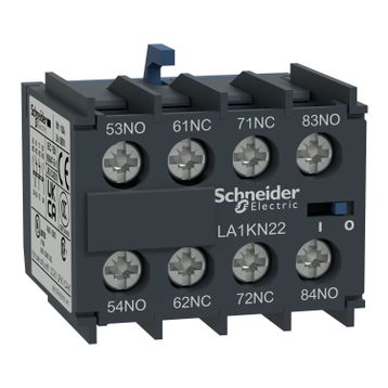 Schneider LA1KN31 3NA+1NK Vida Bağlantılı Yardımcı Kontak Bloğu