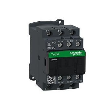 Schneider LC1-D09BD 24VDC 4kW 1NA+1NK Kontaktör