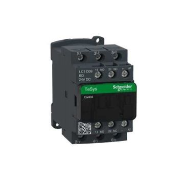 Schneider LC1-D09BD 24VDC 4kW 1NA+1NK Kontaktör