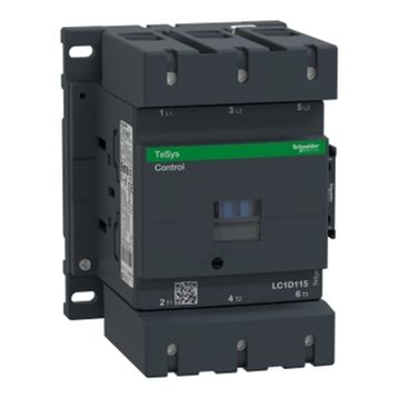 Schneider LC1-D115BD 24VDC 55kW 1NA+1NK Kontaktör