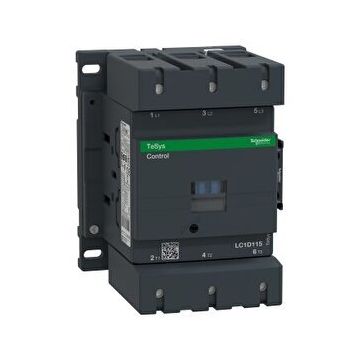 Schneider LC1-D115BD 24VDC 55kW 1NA+1NK Kontaktör