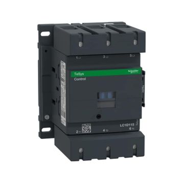Schneider LC1-D115BD 24VDC 55kW 1NA+1NK Kontaktör