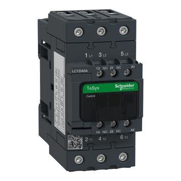 Schneider LC1-D40AF7 110VAC 18.5kW 1NA+1NK Kontaktör
