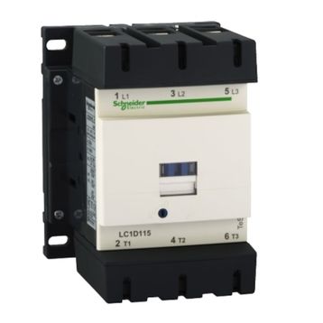 Schneider LC1-D80M7 220VAC 37kW 1NA+1NK Kontaktör
