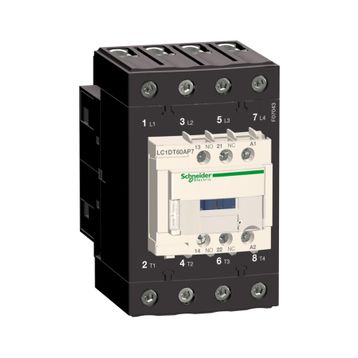Schneider LC1-DT60AM7 220VAC 60A 4kutup Kontaktör