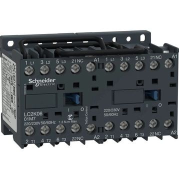 Schneider LC2K0601F7 Tesys K 110 Watt AC 1NK 3P Ac3 6 Envensör Kontaktör