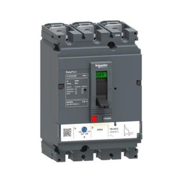 Schneider LV525303 3x250A 25kA CVS250B 175-250 Termik Ayarlı AC Kompakt Şalter