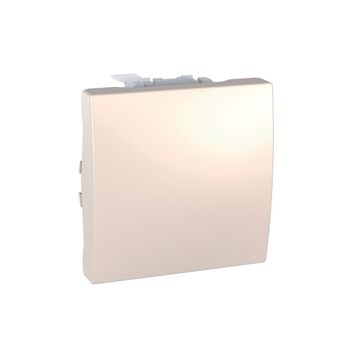 Schneider MGU3.201.25 Unica Top/Class 250V AC 10A 2 Modül Fildişi Külbütör Anahtarı