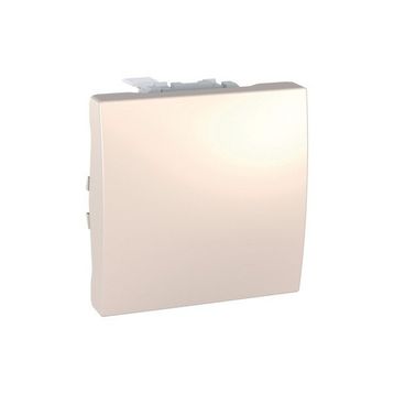 Schneider MGU3.201.25 Unica Top/Class 250V AC 10A 2 Modül Fildişi Külbütör Anahtarı