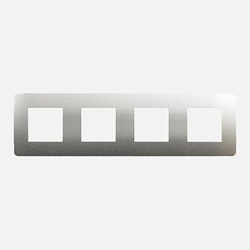 Schneider NU280856M Alüminyum Siyah 4'lü Çerçeve