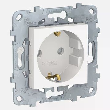 Schneider NU503718 2 Faz 4 Adet Alman Kapaksız Topraklı Priz