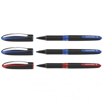Schneider One Sign 1.0 mm 2 Mavi 1 Kırmızı Roller İmza Kalemi