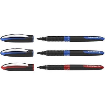 Schneider One Sign 1.0 mm 2 Mavi 1 Kırmızı Roller İmza Kalemi