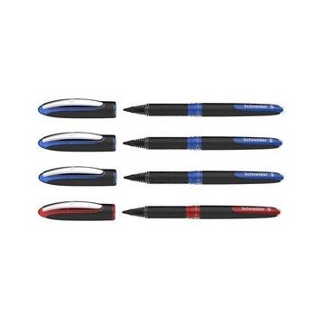 Schneider One Sign 1.0 mm 3 Mavi 1 Kırmızı Roller İmza Kalemi