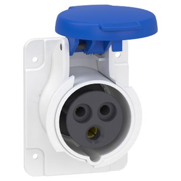 Schneider PKF16G423 3x16A Monofaze 2P-T Ip44 Vidalı Düz Makine Prizi