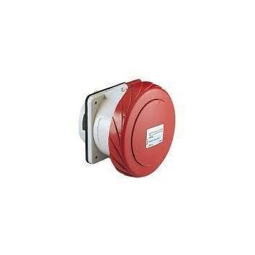 Schneider PKF16G734 Pratika 380-415V AC 4x16A 3P+E Trifaze IP67 Vida Bağlantılı Düz Makine Prizi