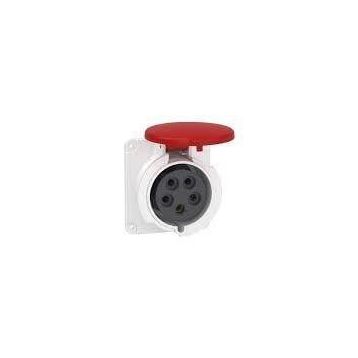 Schneider PKY32G435 Pratika 380-415V AC 5x32A 3P+N+E Trifaze IP44 Hızlı Bağlantılı Düz Makine Prizi