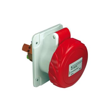 Schneider PKY32G734 Pratika 380-415V AC 4x32A 3P+E Trifaze IP67 Hızlı Bağlantılı Düz Makine Prizi