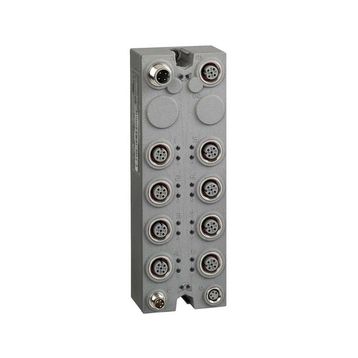 Schneider TM7BDM16A TM7 24V DC 0.5A IP67 16Dı/Do M12 Konnektörlü Genişletme Bloğu