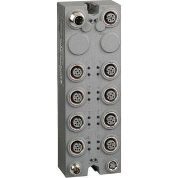 Schneider TM7BDM16A TM7 24V DC 0.5A IP67 16Dı/Do M12 Konnektörlü Genişletme Bloğu