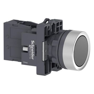 Schneider XA2-EH021 1NA Siyah Kalıcı Buton