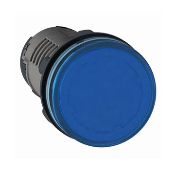 Schneider XA2-EVB6LC 24VAC-DC Mavi Sinyal Lambası