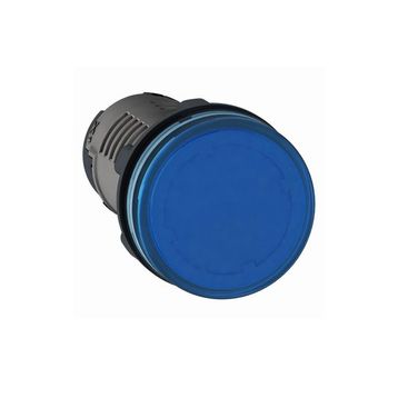 Schneider XA2-EVB6LC 24VAC-DC Mavi Sinyal Lambası