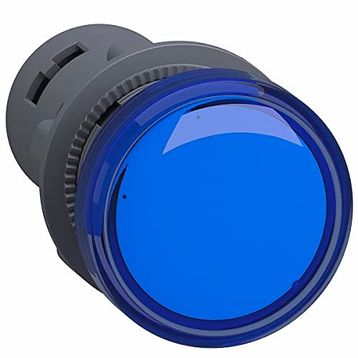 Schneider XA2-EVB6LC 24VAC-DC Mavi Sinyal Lambası