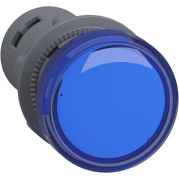 Schneider XA2-EVB6LC 24VAC-DC Mavi Sinyal Lambası